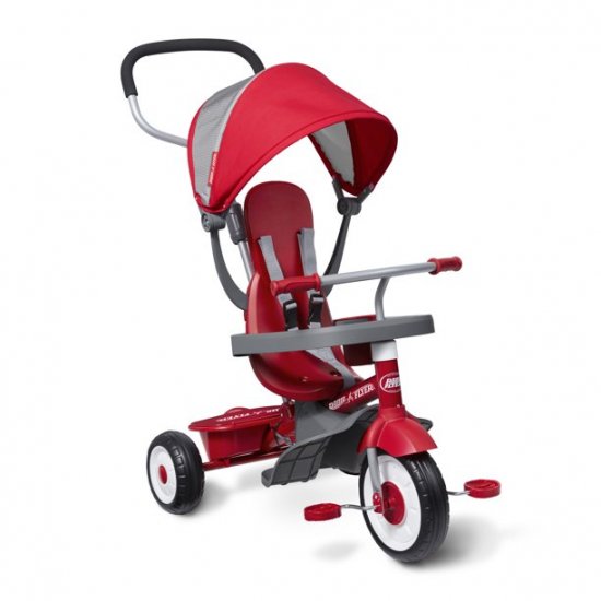 Radio Flyer, 4-in-1 Stroll \'n Trike, Grows with Child, Red
