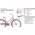 Huffy 26630 26 in. Good Vibrations Womens Cruiser Bike, Pink - One Size