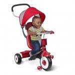 Radio Flyer, 4-in-1 Stroll 'n Trike, Grows with Child, Red