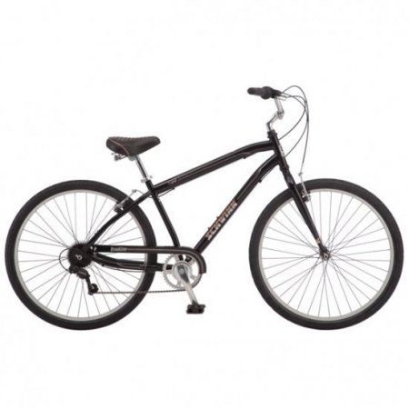 Schwinn Brookline cruiser bike, 27.5 inch wheel, 7 speeds, black