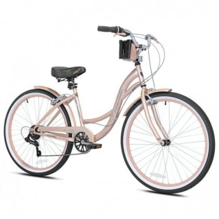 Kent 26 In. Bayside Women's Cruiser Bike, Rose Gold