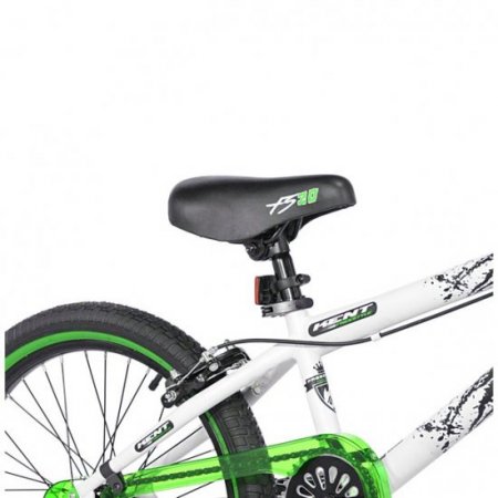 Kent 20 In. Ambush Boys BMX Bike, Green, Black and White with Green Rim