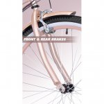 Kent 26 In. Bayside Women's Cruiser Bike, Rose Gold