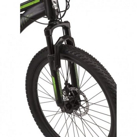 Schwinn Sidewinder mountain bike, 24-inch wheels, 21 speeds, black / green