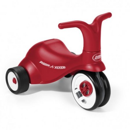 Radio Flyer, Scoot 2 Pedal, 2-in-1 Ride-on and Tricycle, Red