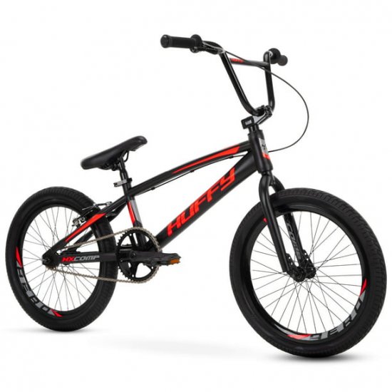 Huffy 20 In. BMX Race HX-Comp Boys\' Bike , Black / Neon Red