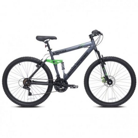 Genesis 26 In. V2100 Men's Dual Suspension Mountain Bike, Slate Gray