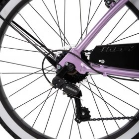 Huffy 24 Inch Girls Lockland 7-Speed Cruiser Bike, Purple
