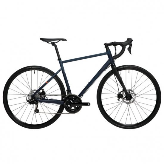 Decathlon RC520 Adult Road Bike, 700c, Navy, S