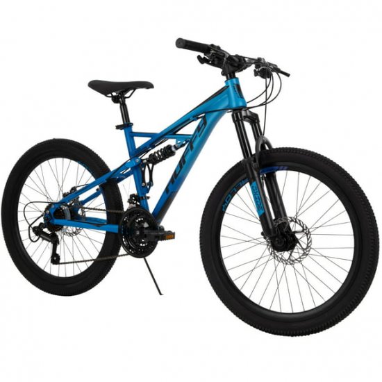 Huffy Oxide 24 Inch Boys Mountain Bike, Blue