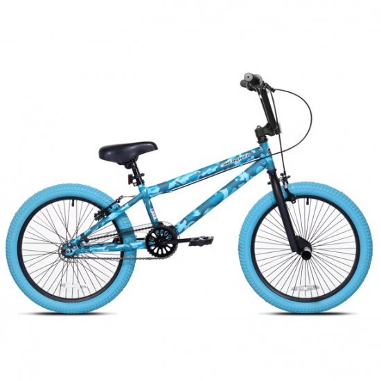 Kent 20 In. Incognito Girl\'s BMX Bike, Turquoise Blue Camouflage