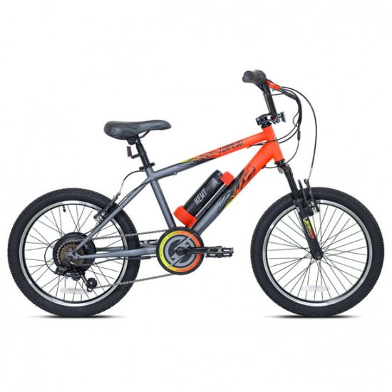 Kent 20 In. Torpedo Ebike Orange and Gray, Electric Bicycle