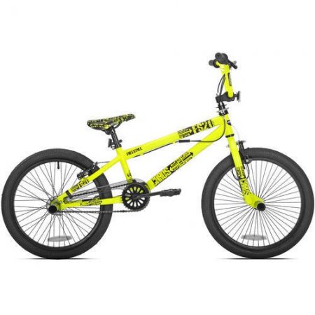 Kent 20" Thruster Chaos Boys BMX Bike, Neon Yellow