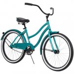 Huffy 24Huffy 24”Cranbrook Girls Beach Cruiser Bike for Women, Emerald Green