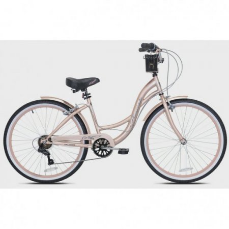 Kent 26 In. Bayside Women's Cruiser Bike, Rose Gold