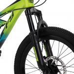 Huffy 20-inch Oxide Boys Mountain Bike for Kids , Lime / Blue