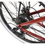 Kent Red 26 In. 350 W Pedal Assist Cruiser Style with Removable 36V 10.4 Ah Lithium-ion Battery, Electric Bicycle