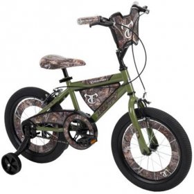 Huffy True Timber Kids' Bike, 16-inch - Green Real Tree Camo (21460)