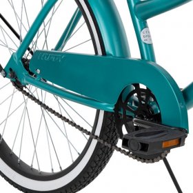 Huffy 24Huffy 24”Cranbrook Girls Beach Cruiser Bike for Women, Emerald Green