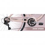 Kent 26 In. Bayside Women's Cruiser Bike, Rose Gold