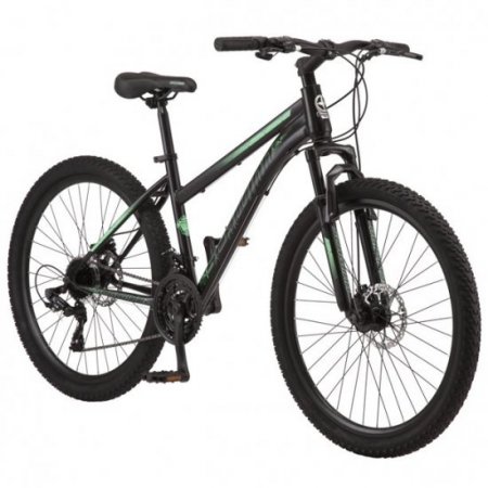 Schwinn Sidewinder Mountain Bike, 26-inch wheels, black/green