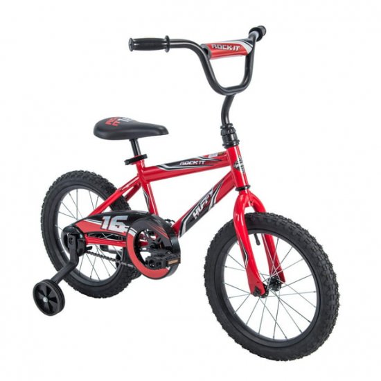 Huffy 16 Inch Rock It Boys Sidewalk Bike, Red