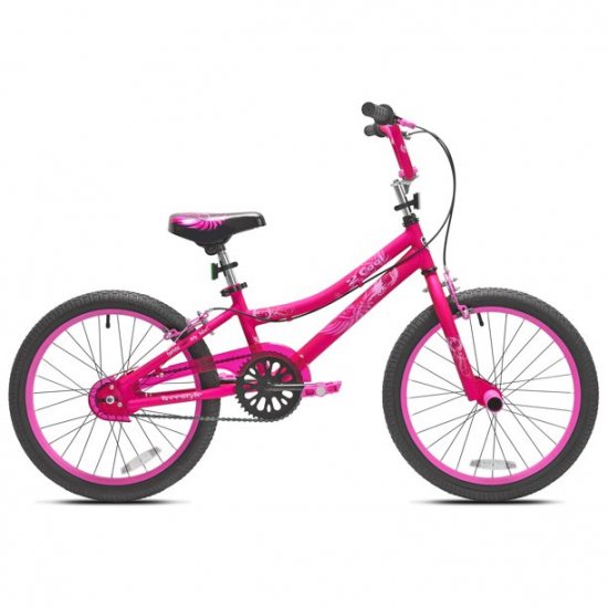 Kent Bicycle 20 In. 2 Cool BMX Girl\'s Bike, Pink