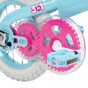 Huffy Grow 2 Go Kids Bike, Balance to Pedal, Blue and Pink 22311