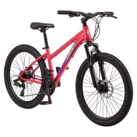 Schwinn Sidewinder Mountain Bicycle, 24 In. Wheels, 21 Speeds, Girls, Fuchsia