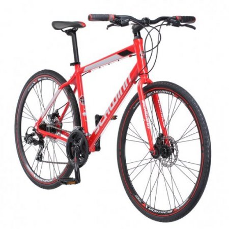 Schwinn Kempo Hybrid Bike, 700c wheels, 21 speeds, mens frame, red