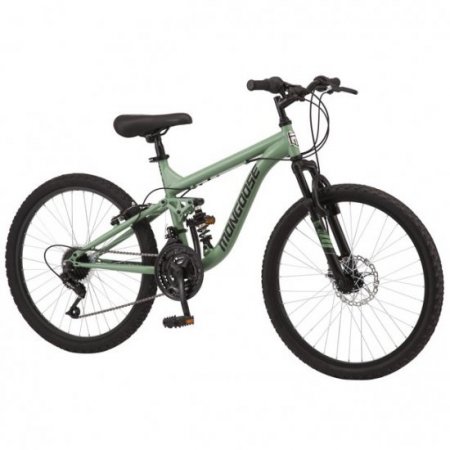 Mongoose 24" Major Mountain Bike, Green