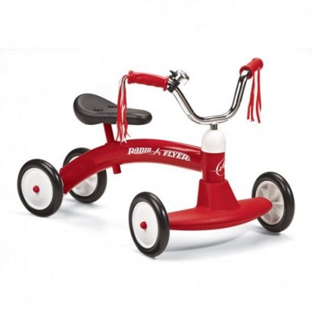 Radio Flyer, Scoot About, Ride-on for Kids, Steel, Red