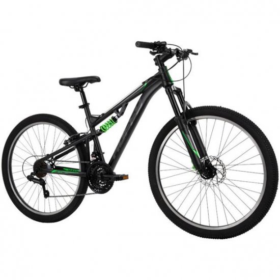 Huffy 26940 26 in. Marker Mens Full Suspension Mountain Bike, Black