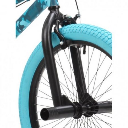 Kent 20 In. Incognito Girl's BMX Bike, Turquoise Blue Camouflage