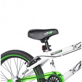 Kent 20 In. Ambush Boys BMX Bike, Green, Black and White with Green Rim