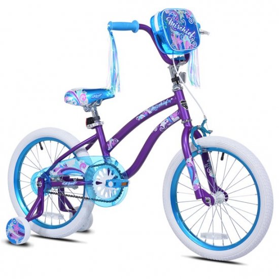 Kent 18\" Girls\', Mischief Bike, Purple