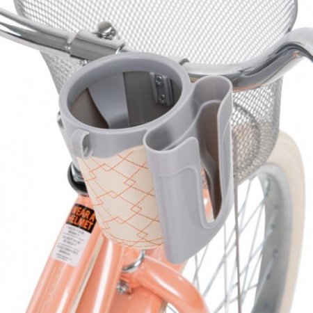 Huffy 24" Girls Nel Lusso Women's Classic Beach Cruiser Bike, Peach