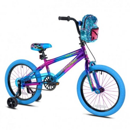 Genesis 18 In. Illusion Girl's Bike, Blue/Purple