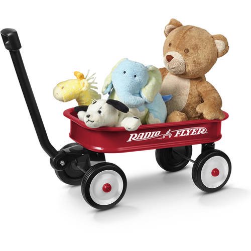 Radio Flyer, Little Red Toy Wagon (12.5\"), Miniature Wagon, Red